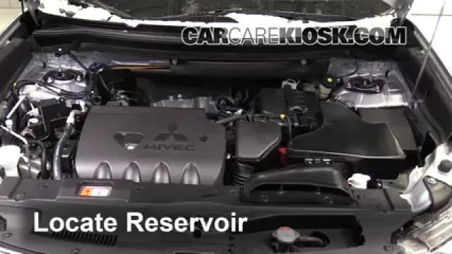 2016 Mitsubishi Outlander SE 2.4L 4 Cyl. Líquido limpiaparabrisas Agregar líquido